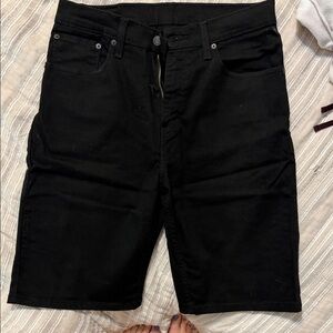 Levi's Black Flat Front Men's Shorts